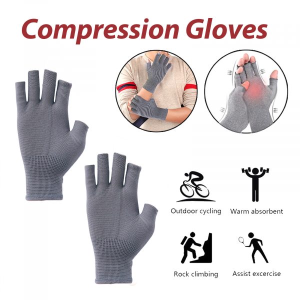 Houkea Joint Compression Gloves Wrist Gloves For Stiff Hands, Wrists, Thumbs, Sore Joints And Swollen Wrists - Image 2