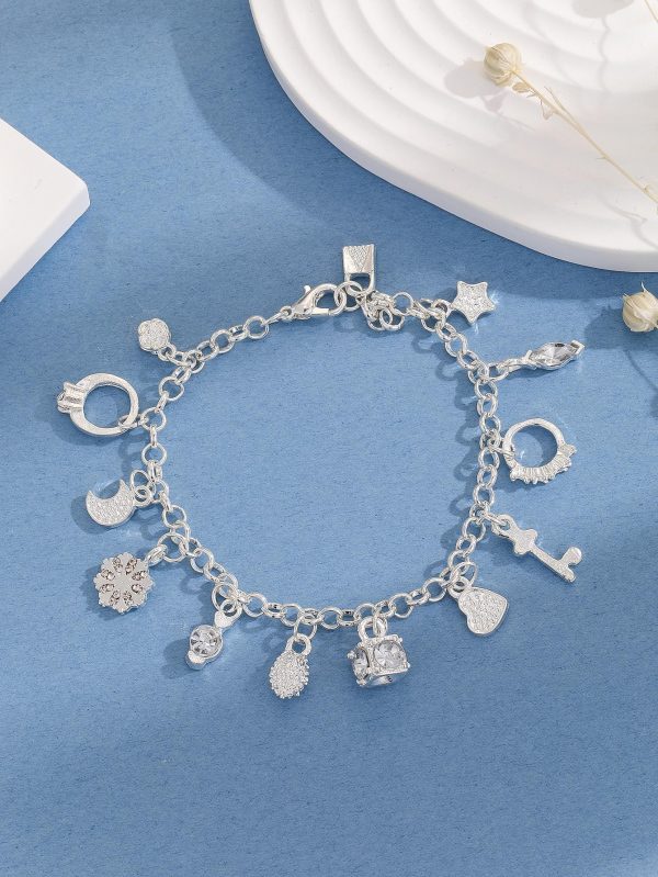 Graceful And Fashionable Thirteen Hanging Bracelet For Women - Image 9
