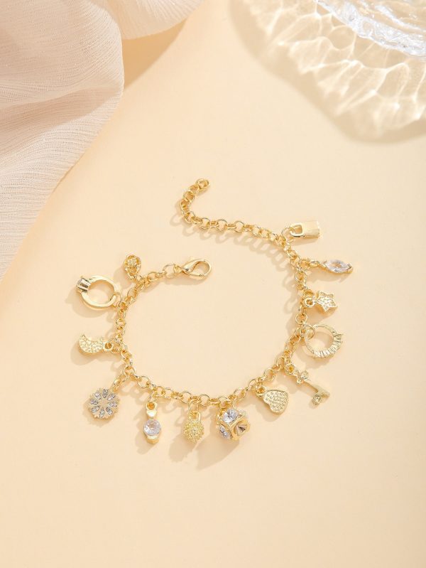 Graceful And Fashionable Thirteen Hanging Bracelet For Women - Image 6