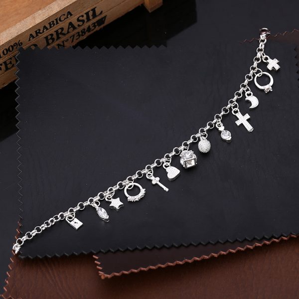 Graceful And Fashionable Thirteen Hanging Bracelet For Women - Image 4