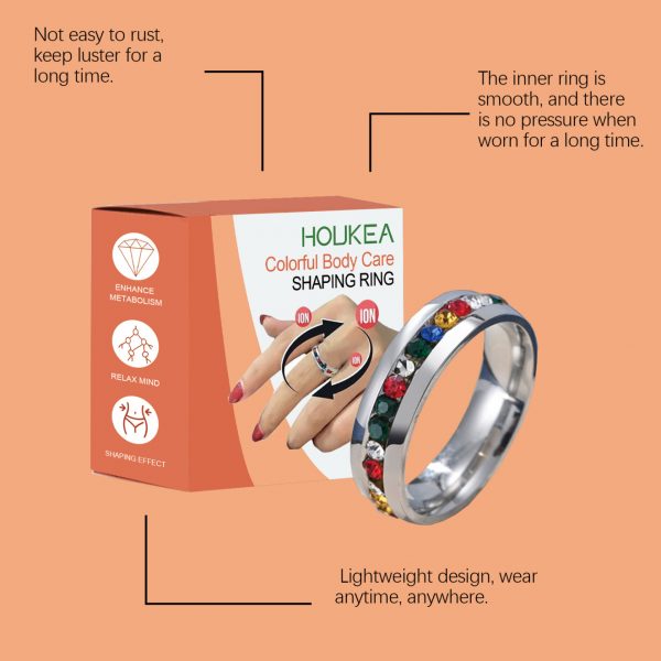 Houkea Colorful Rings Colored Rings Are Beautiful And Simple Accessories For Body Care, Everyday Fashion, Trendy Accessories - Image 7